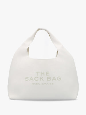 The Sack Large White Leather Shoulder Bag