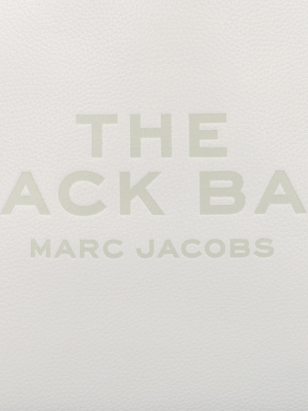 The Sack Large White Leather Shoulder Bag