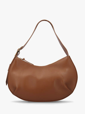 Medium Sutton Tan Leather Shoulder Bag