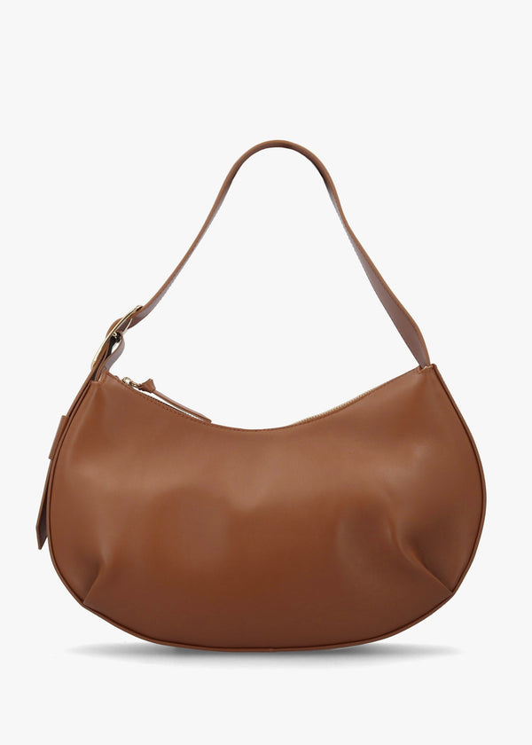 Medium Sutton Tan Leather Shoulder Bag