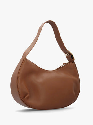 Medium Sutton Tan Leather Shoulder Bag