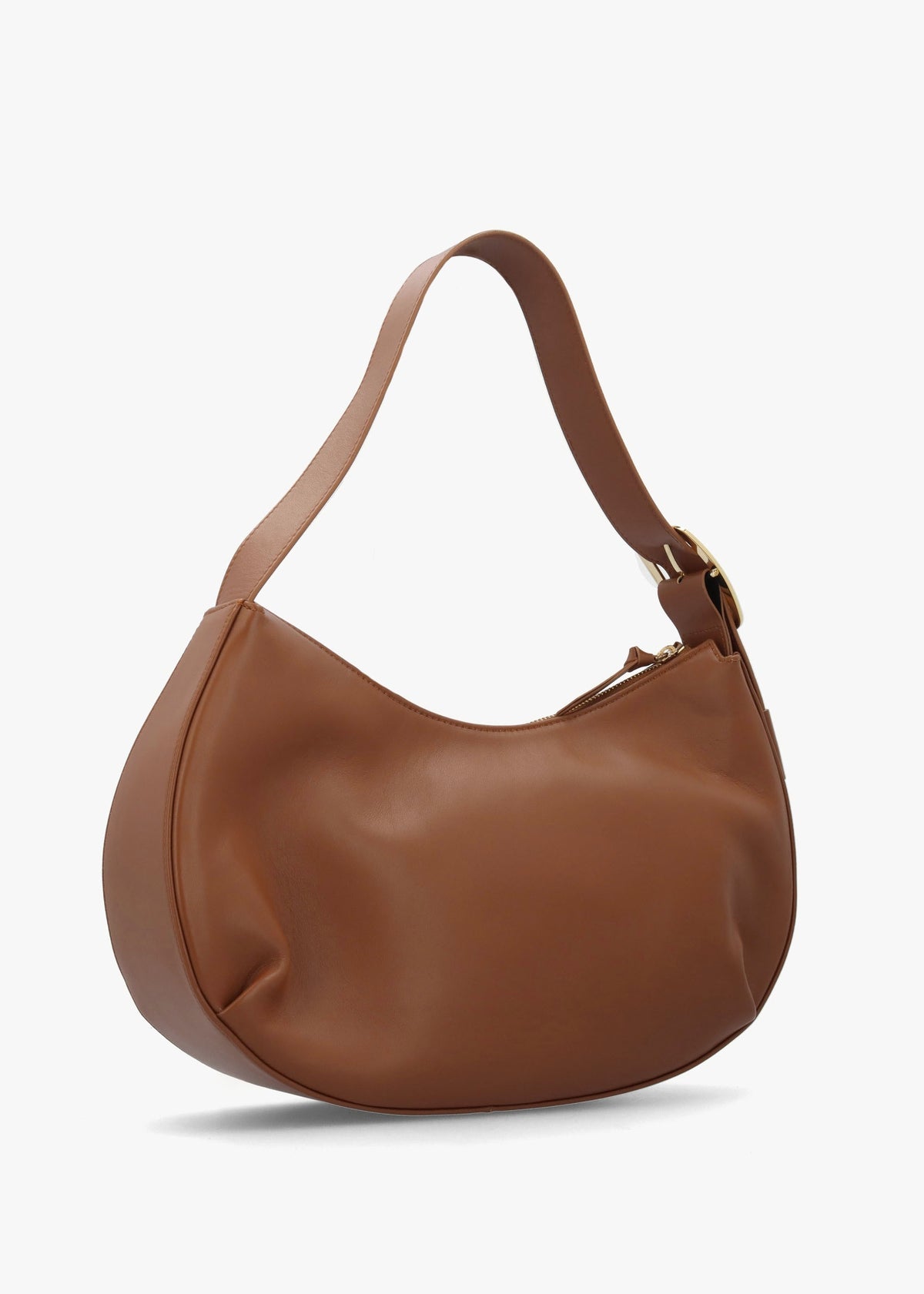 Medium Sutton Tan Leather Shoulder Bag