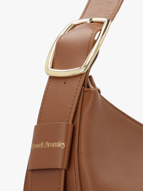 Medium Sutton Tan Leather Shoulder Bag