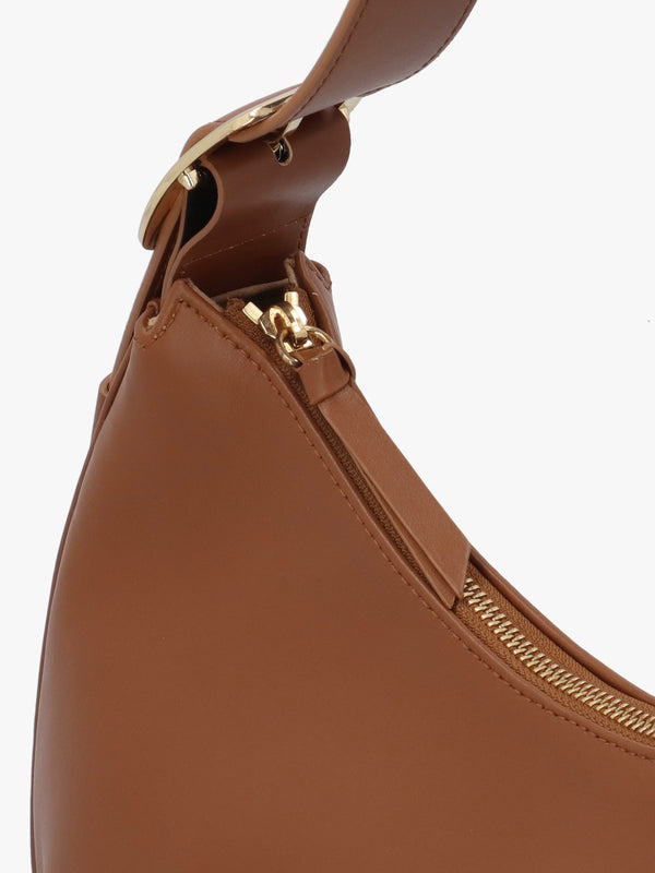Medium Sutton Tan Leather Shoulder Bag