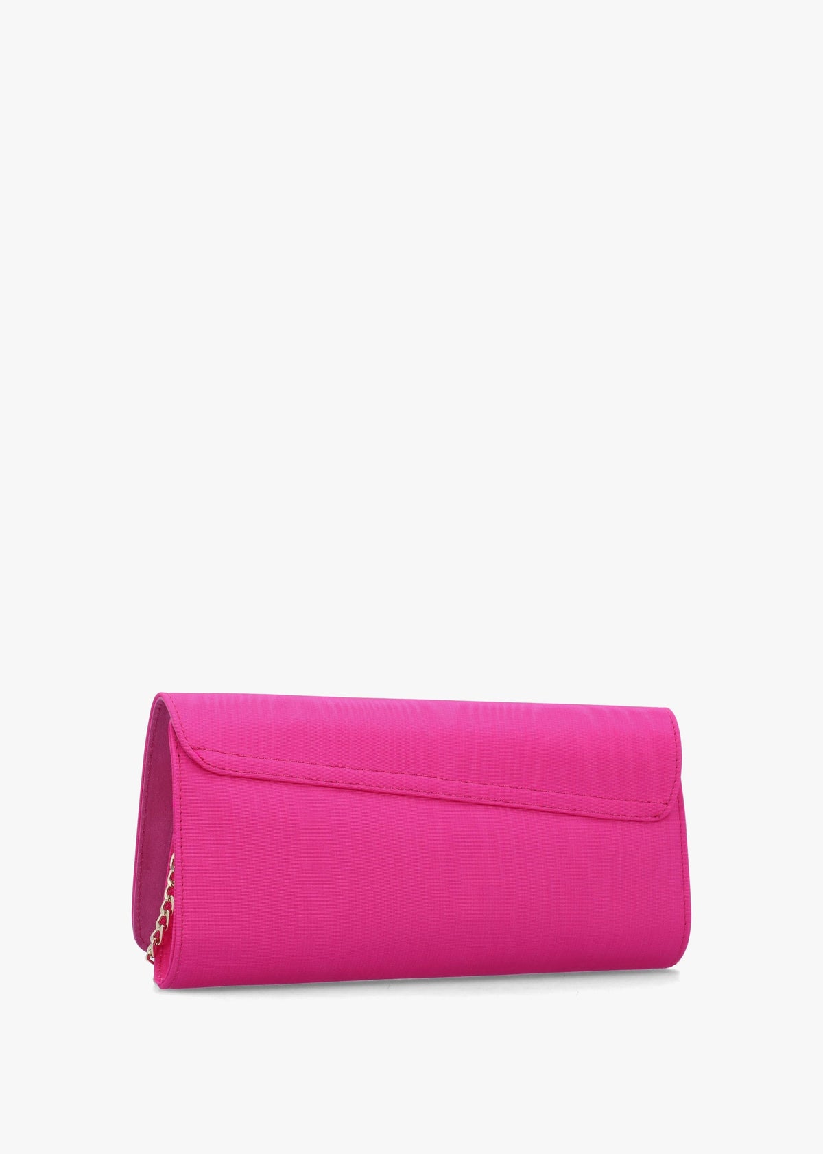 Colby Moiré Hot Pink Clutch Bag