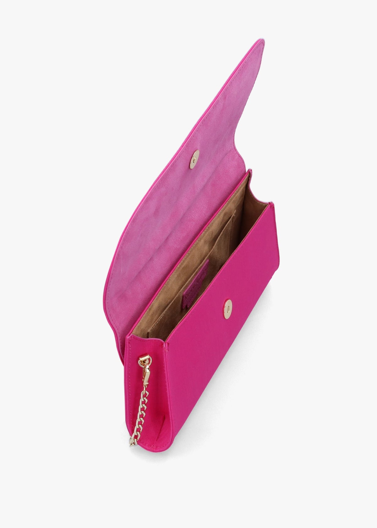 Colby Moiré Hot Pink Clutch Bag