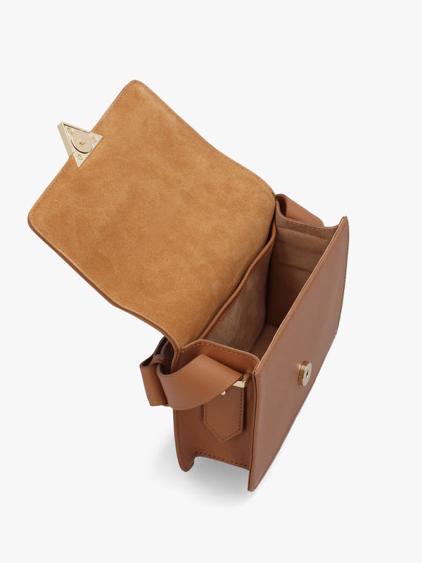 Brookvale Brown Leather Cross-Body Bag