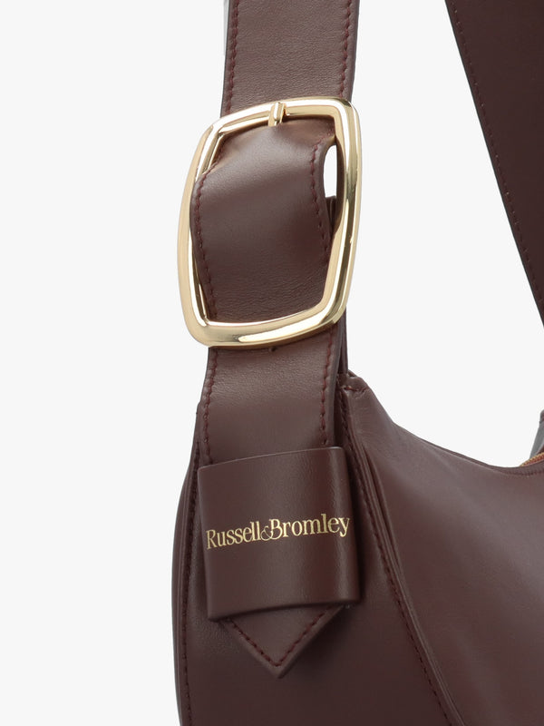 Small Sutton Brown Leather Shoulder Bag