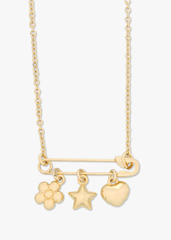 The Balloon Charm Gold Necklace