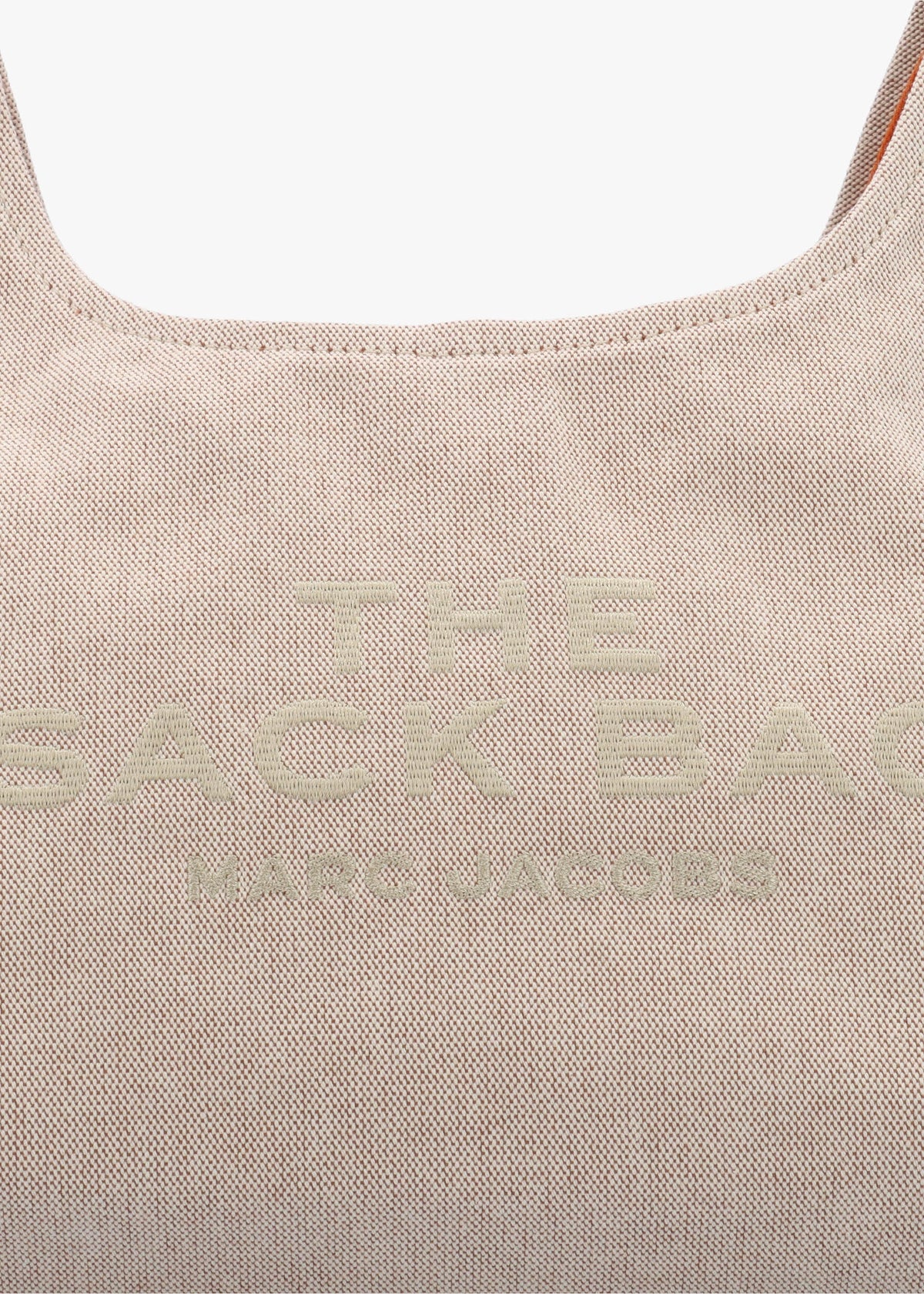 The Leather Trim Canvas Belted Beige Argan Oil Sack Bag