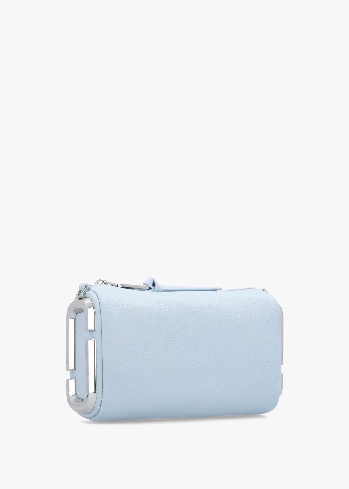 The Snapshot Cloud Blue Leather Shoulder Bag