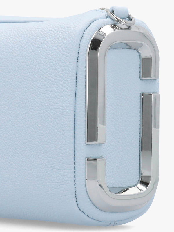 The Snapshot Cloud Blue Leather Shoulder Bag