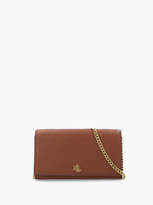 Medium Adair II Lauren Tan Leather Wallet On A Chain