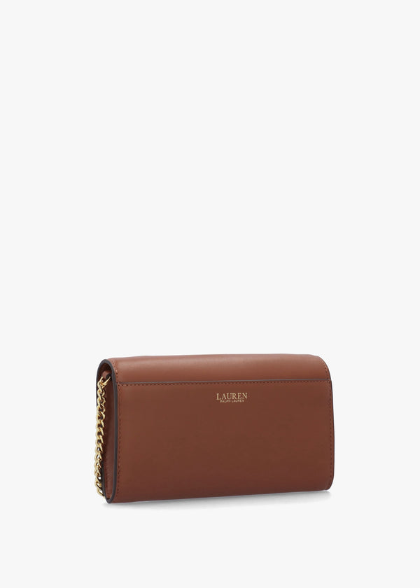Medium Adair II Lauren Tan Leather Wallet On A Chain