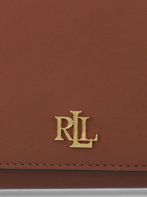 Medium Adair II Lauren Tan Leather Wallet On A Chain