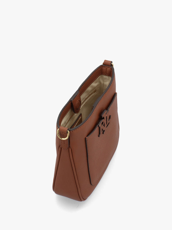 Small Cameryn Lauren Tan Leather Cross-Body Bag