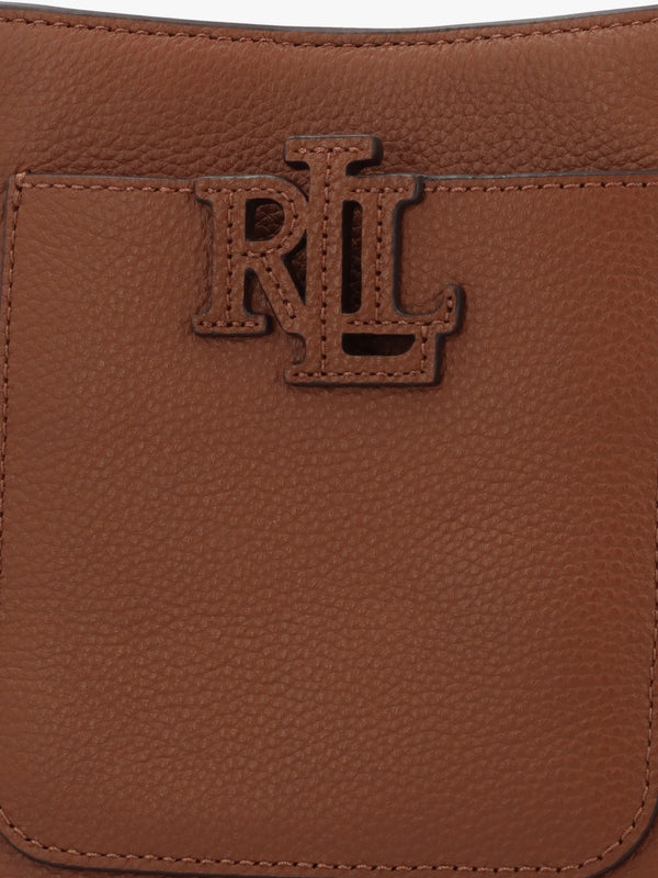 Small Cameryn Lauren Tan Leather Cross-Body Bag