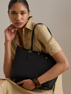 Medium Keaton 26 Black Nylon Tote Bag