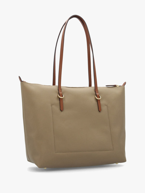 Medium Keaton 26 Clay Nylon Tote Bag