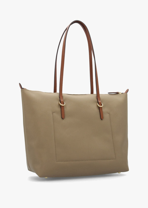Medium Keaton 26 Clay Nylon Tote Bag
