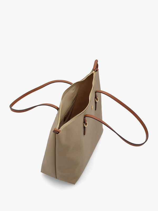 Medium Keaton 26 Clay Nylon Tote Bag