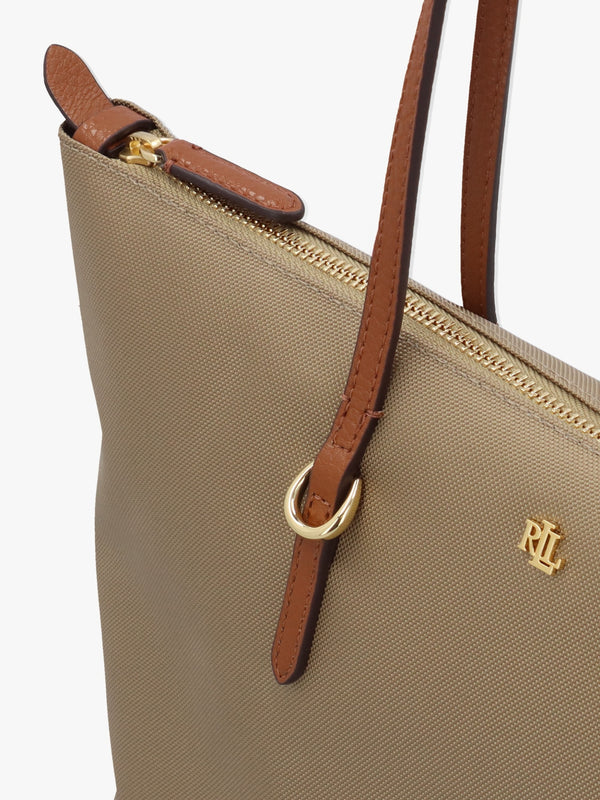 Medium Keaton 26 Clay Nylon Tote Bag