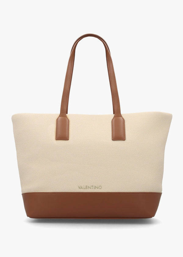 Atena Naturale Cuoio Shopper Bag