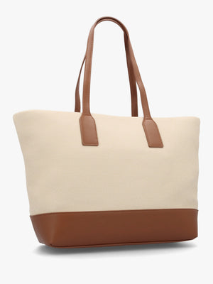 Atena Naturale Cuoio Shopper Bag