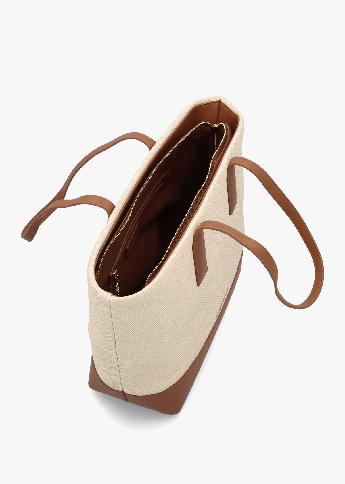Atena Naturale Cuoio Shopper Bag