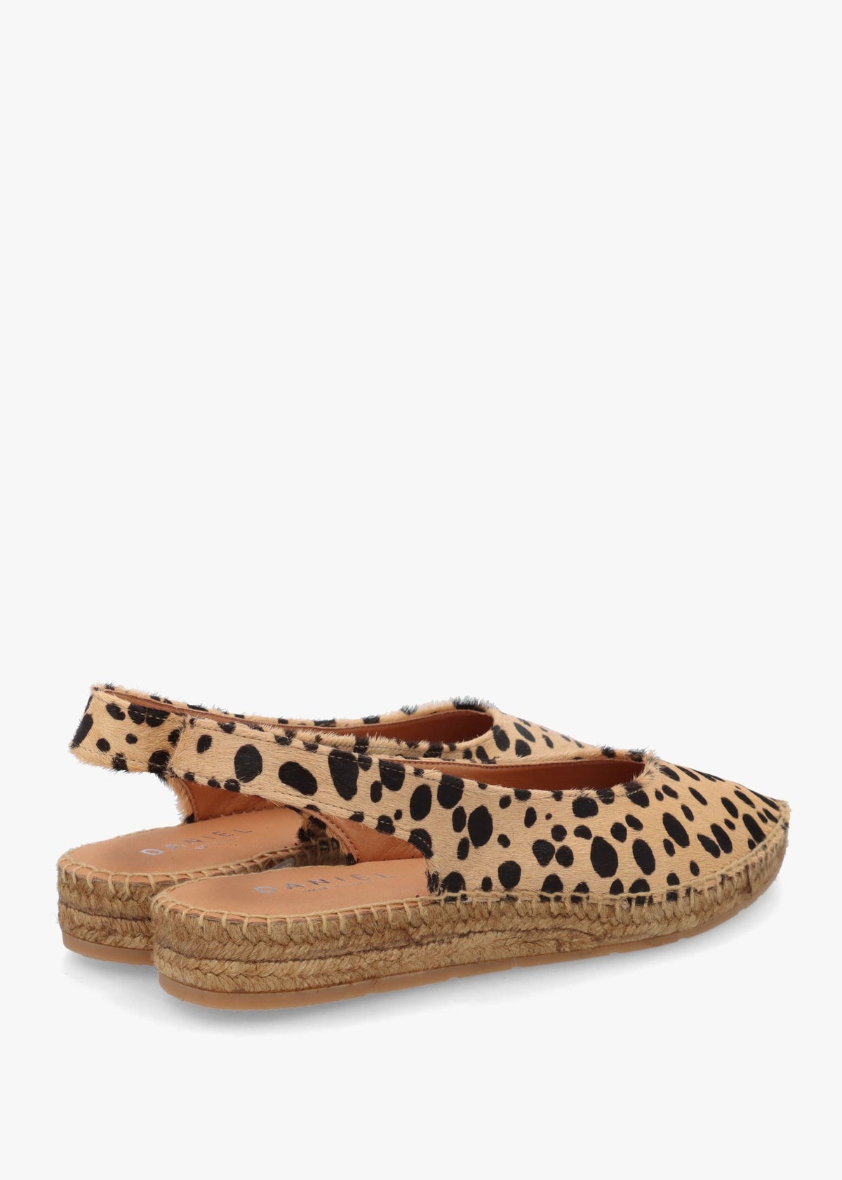 Jalmond Cheetah Pony Hair Sling Back Espadrilles