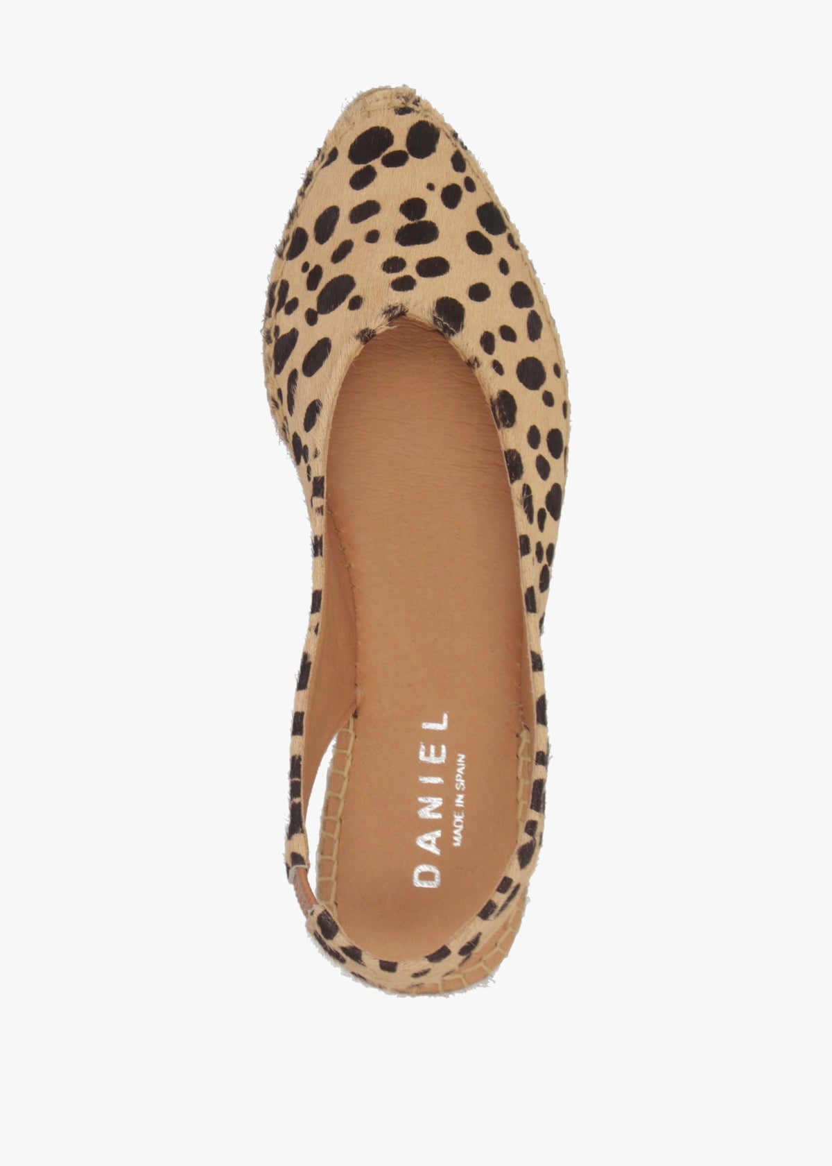 Jalmond Cheetah Pony Hair Sling Back Espadrilles