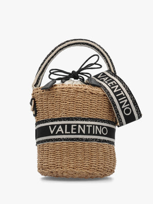 Boho Naturale Nero Woven Bucket Bag