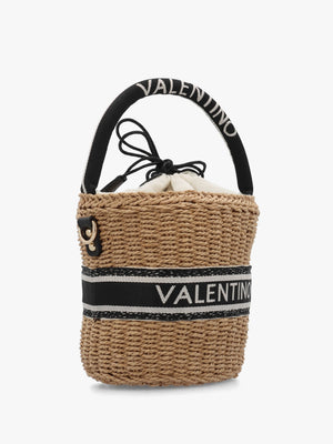Boho Naturale Nero Woven Bucket Bag