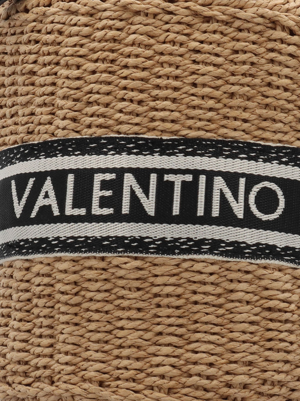 Boho Naturale Nero Woven Bucket Bag