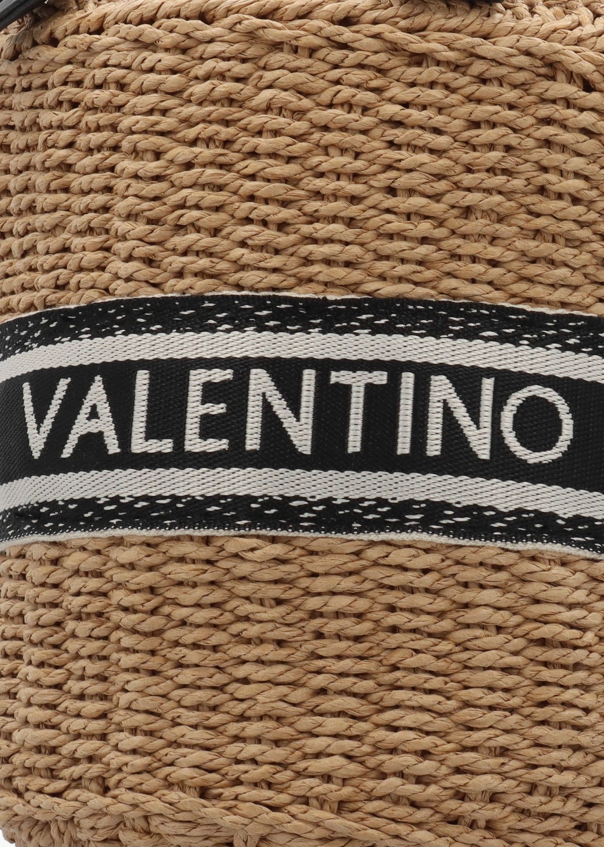 Boho Naturale Nero Woven Bucket Bag