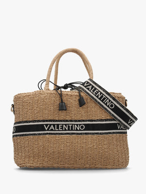 Boho Naturale Nero Woven Shopper Bag