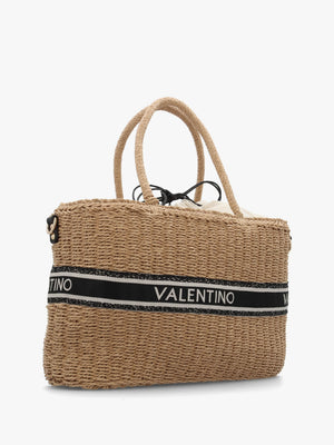 Boho Naturale Nero Woven Shopper Bag