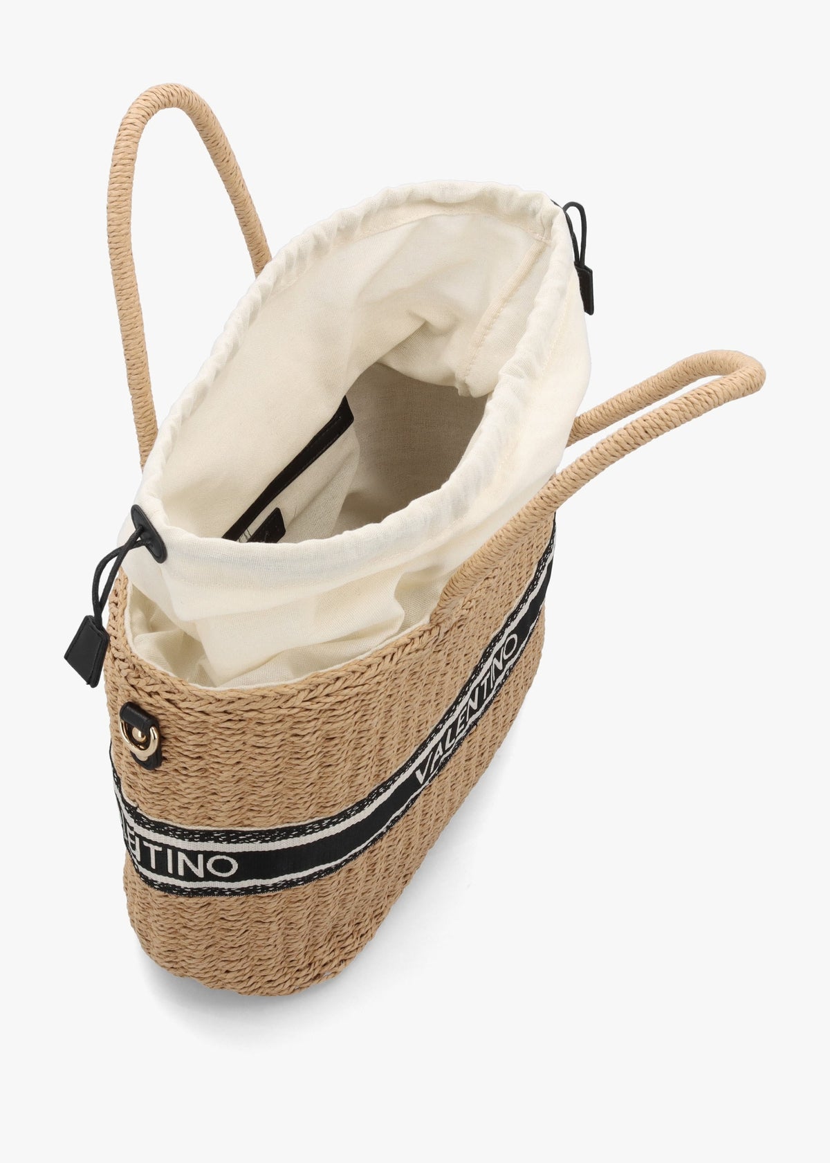 Boho Naturale Nero Woven Shopper Bag