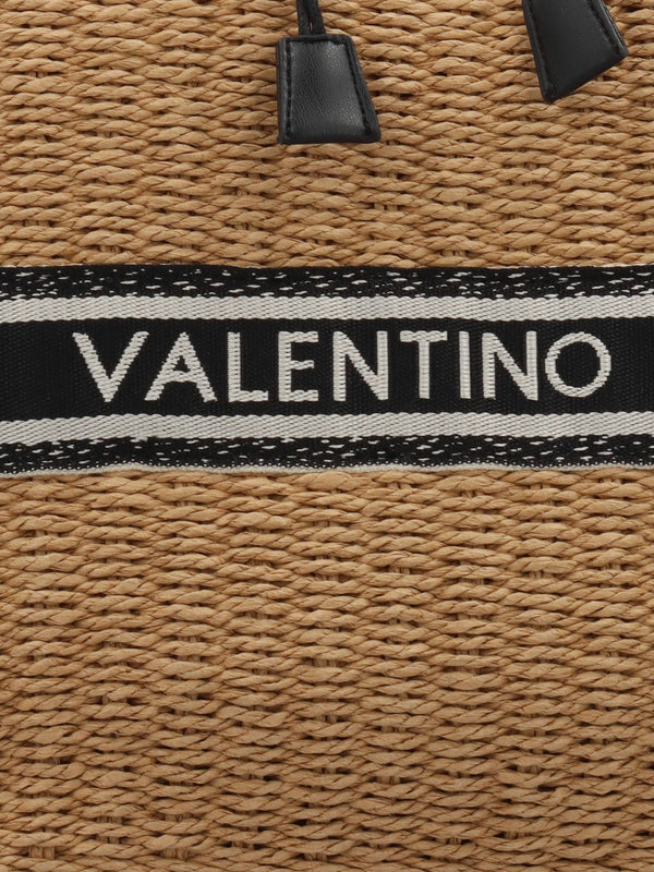 Boho Naturale Nero Woven Shopper Bag