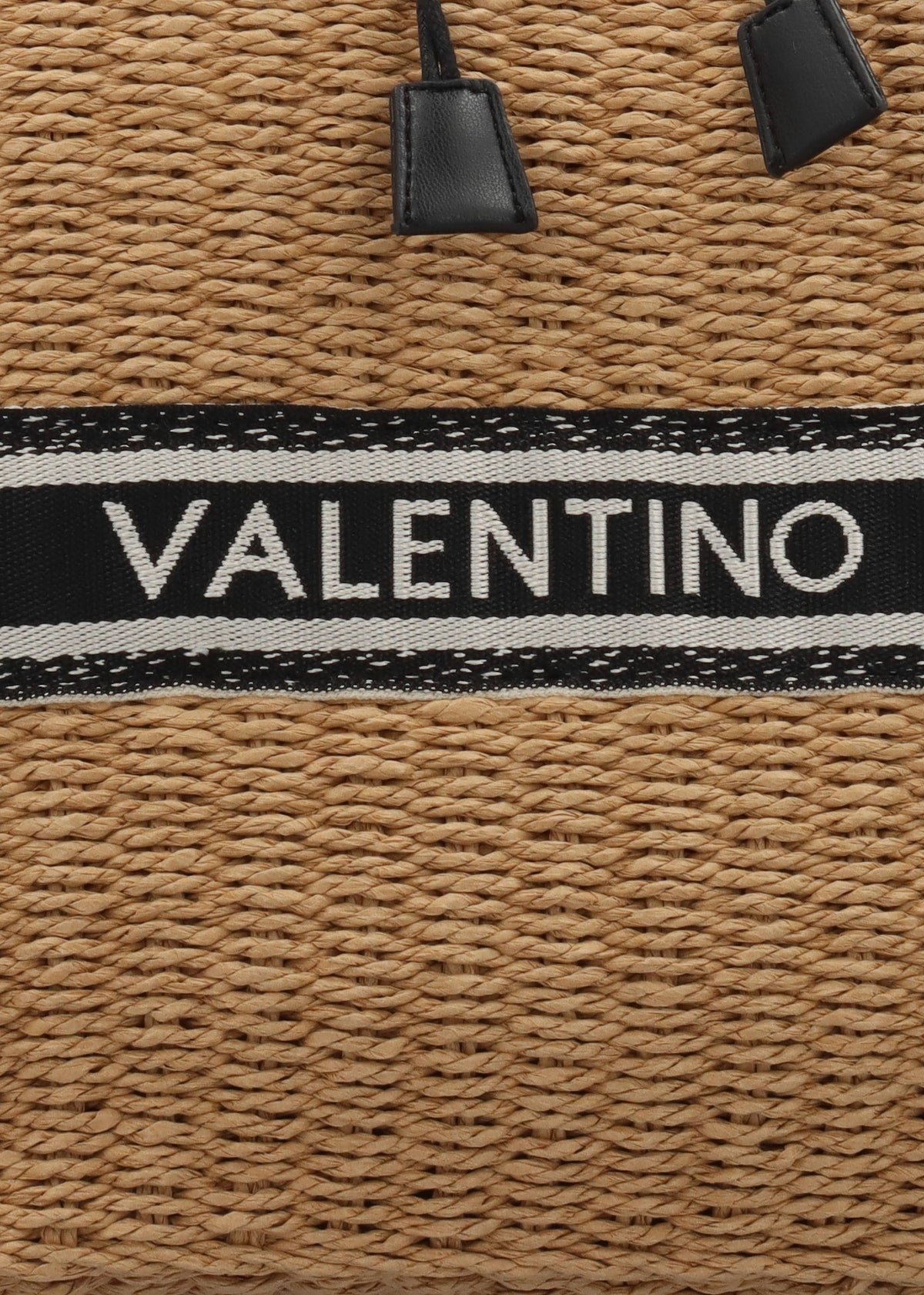 Boho Naturale Nero Woven Shopper Bag