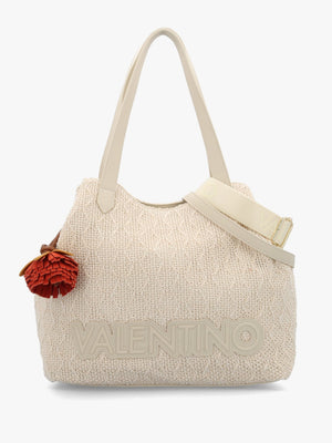 Courmayeur Ecru Woven Shopper Bag