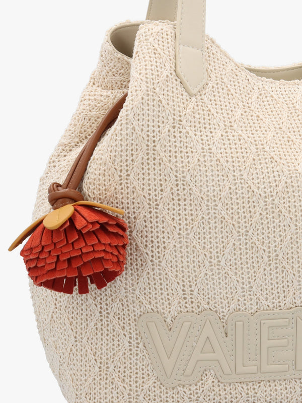 Courmayeur Ecru Woven Shopper Bag