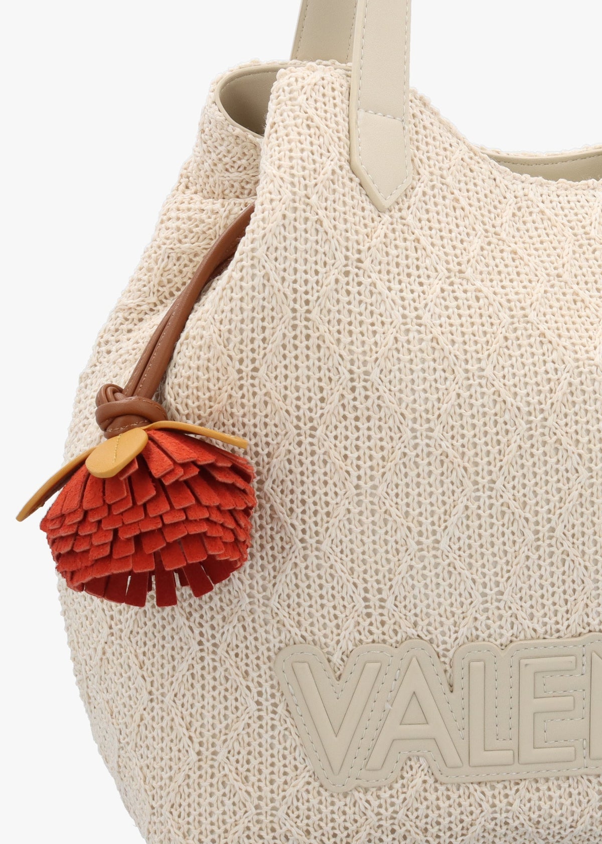 Courmayeur Ecru Woven Shopper Bag