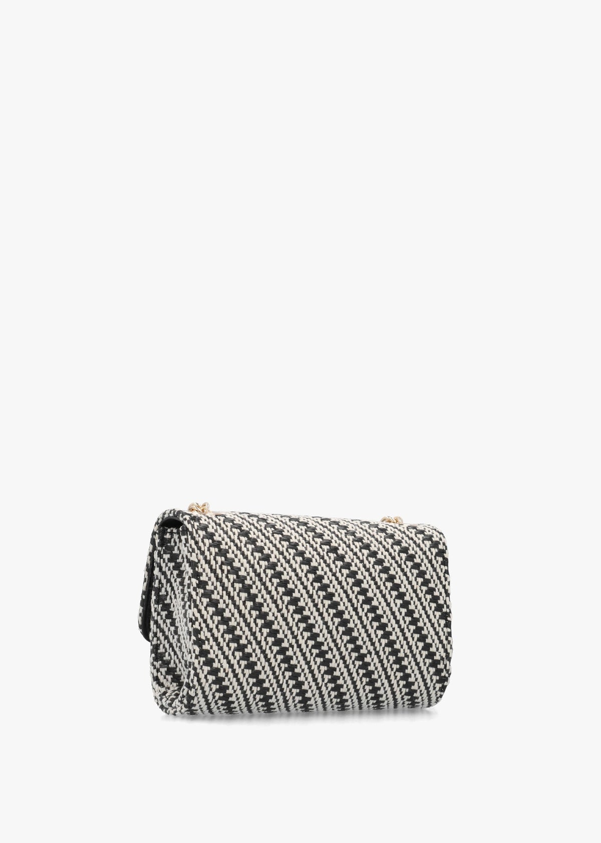 Divina Summer Nero Multi Woven Shoulder Bag