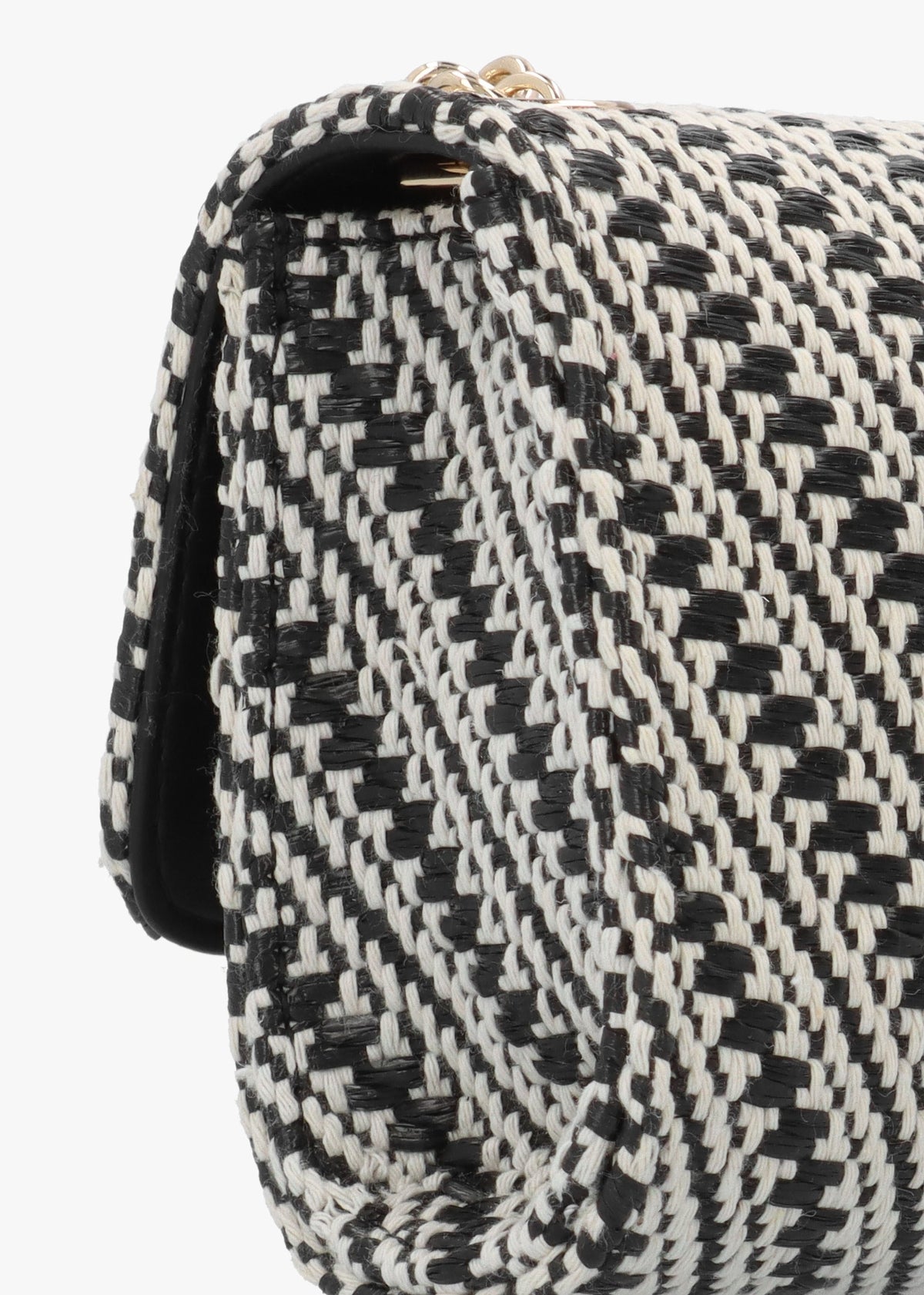 Divina Summer Nero Multi Woven Shoulder Bag