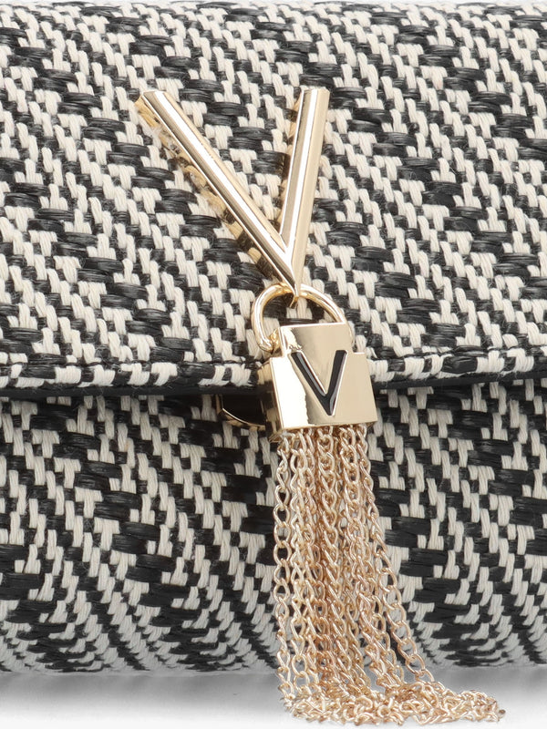 Divina Summer Nero Multi Woven Shoulder Bag