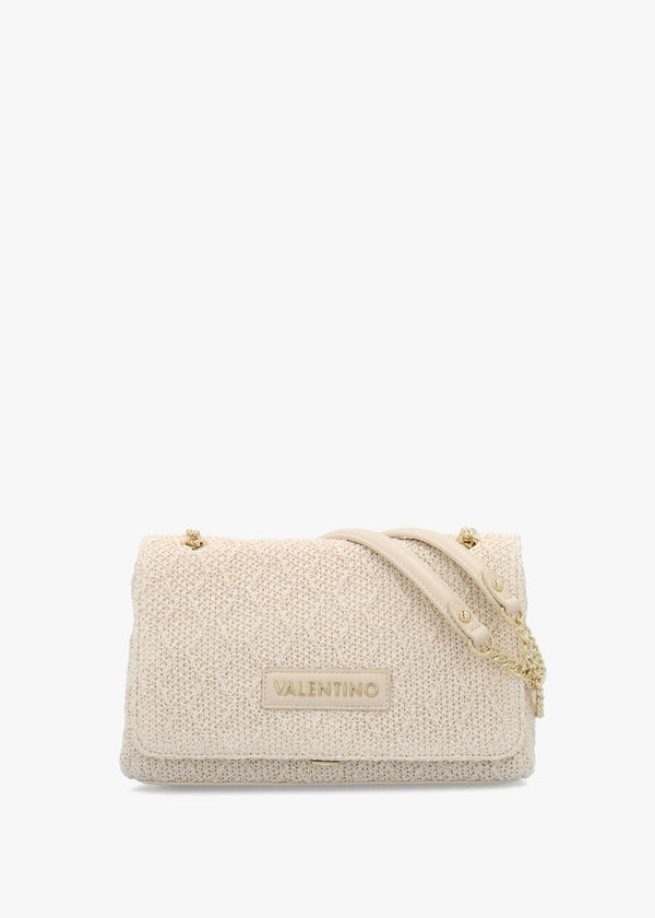 Ocarina Summer Ecru Woven Satchel Bag