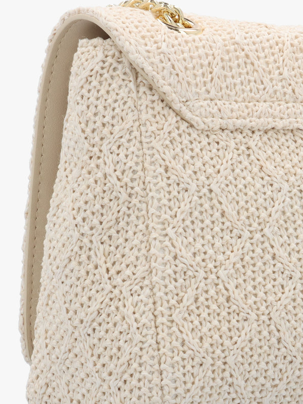 Ocarina Summer Ecru Woven Satchel Bag