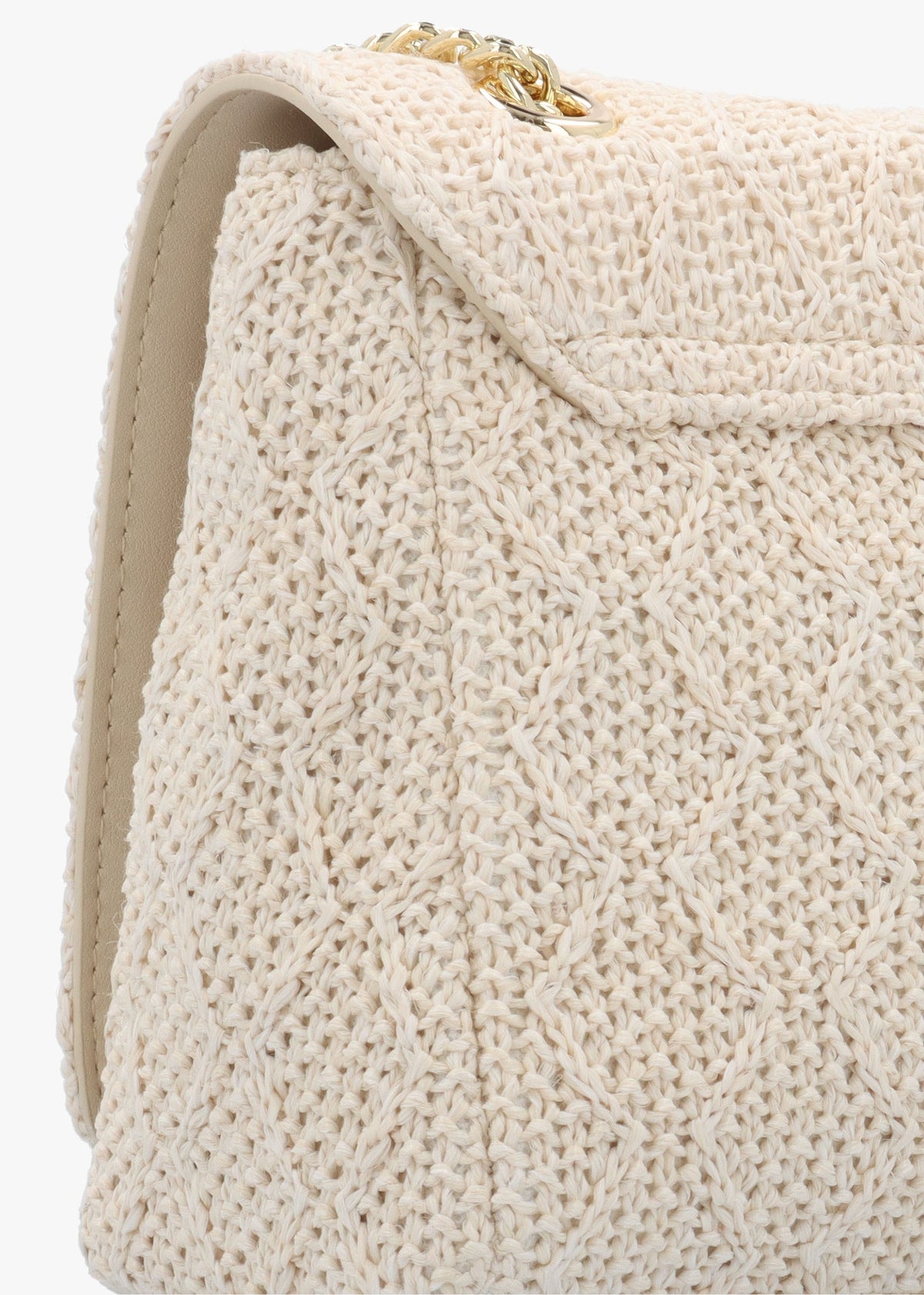 Ocarina Summer Ecru Woven Satchel Bag