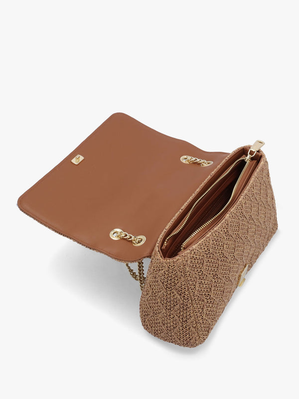 Ocarina Summer Cuoio Woven Satchel Bag